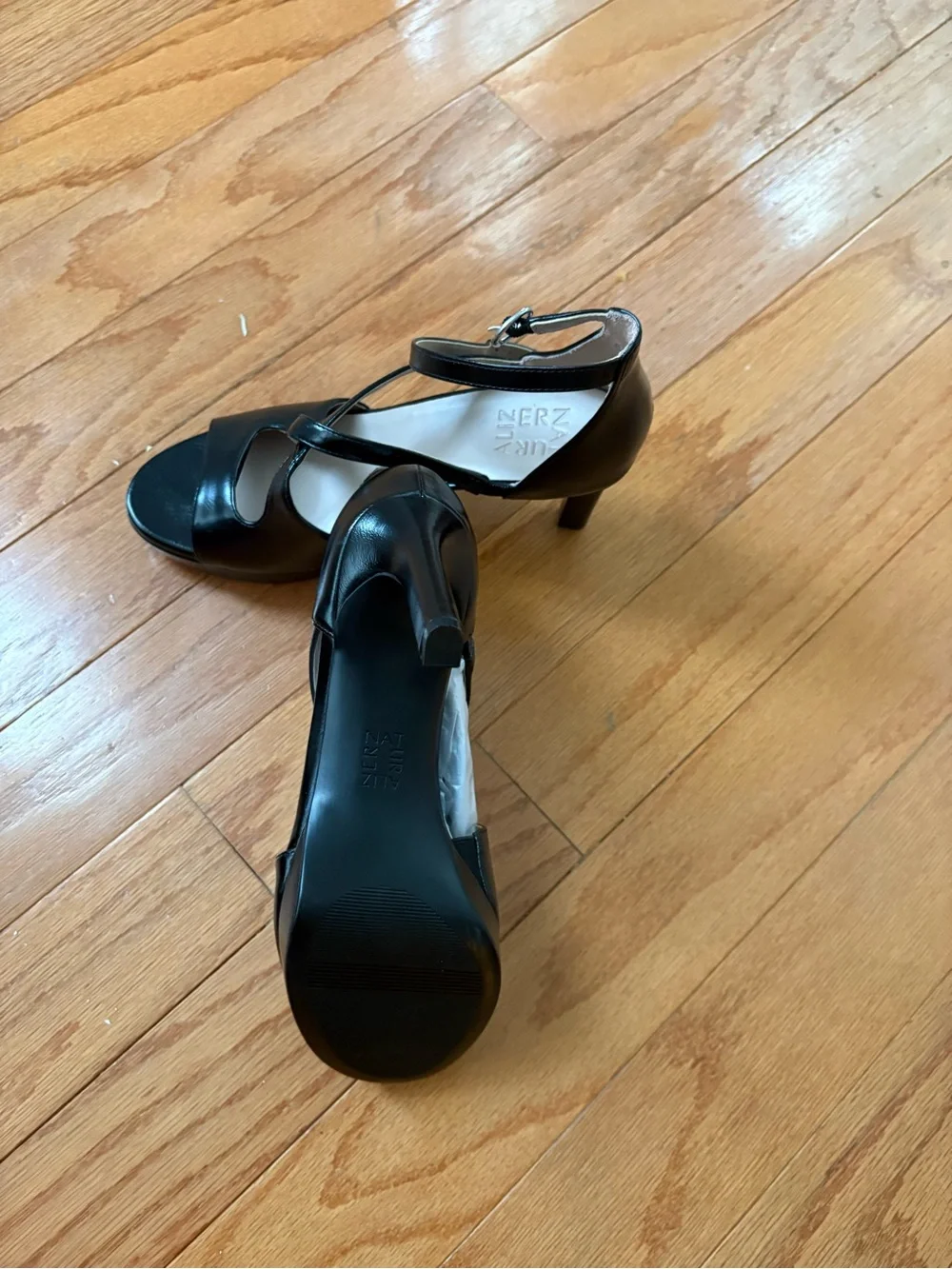 Naturalizer Alicia Black Platform Sandals